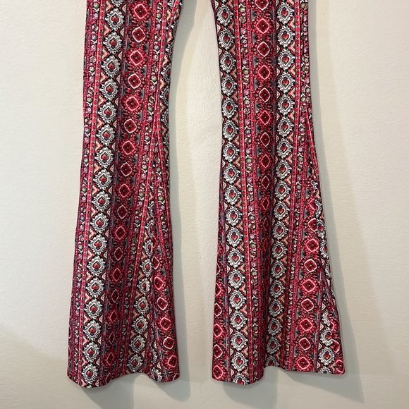 RAGA Wide Leg Flare Pants NWT Large Bohemian Bell Bottom - Picture 7 of 11